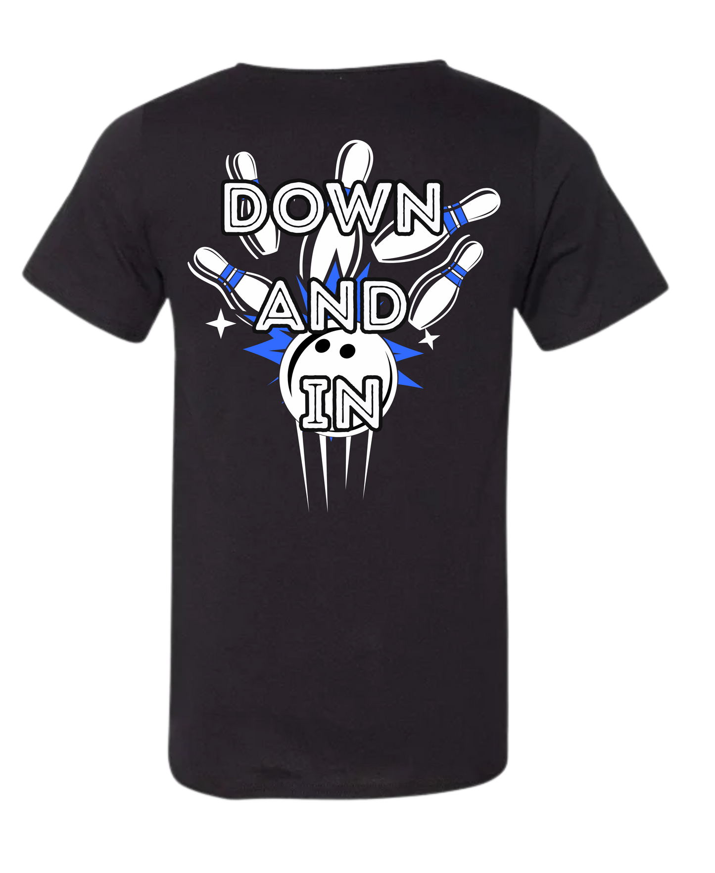 Down and In Bowling T-Shirt