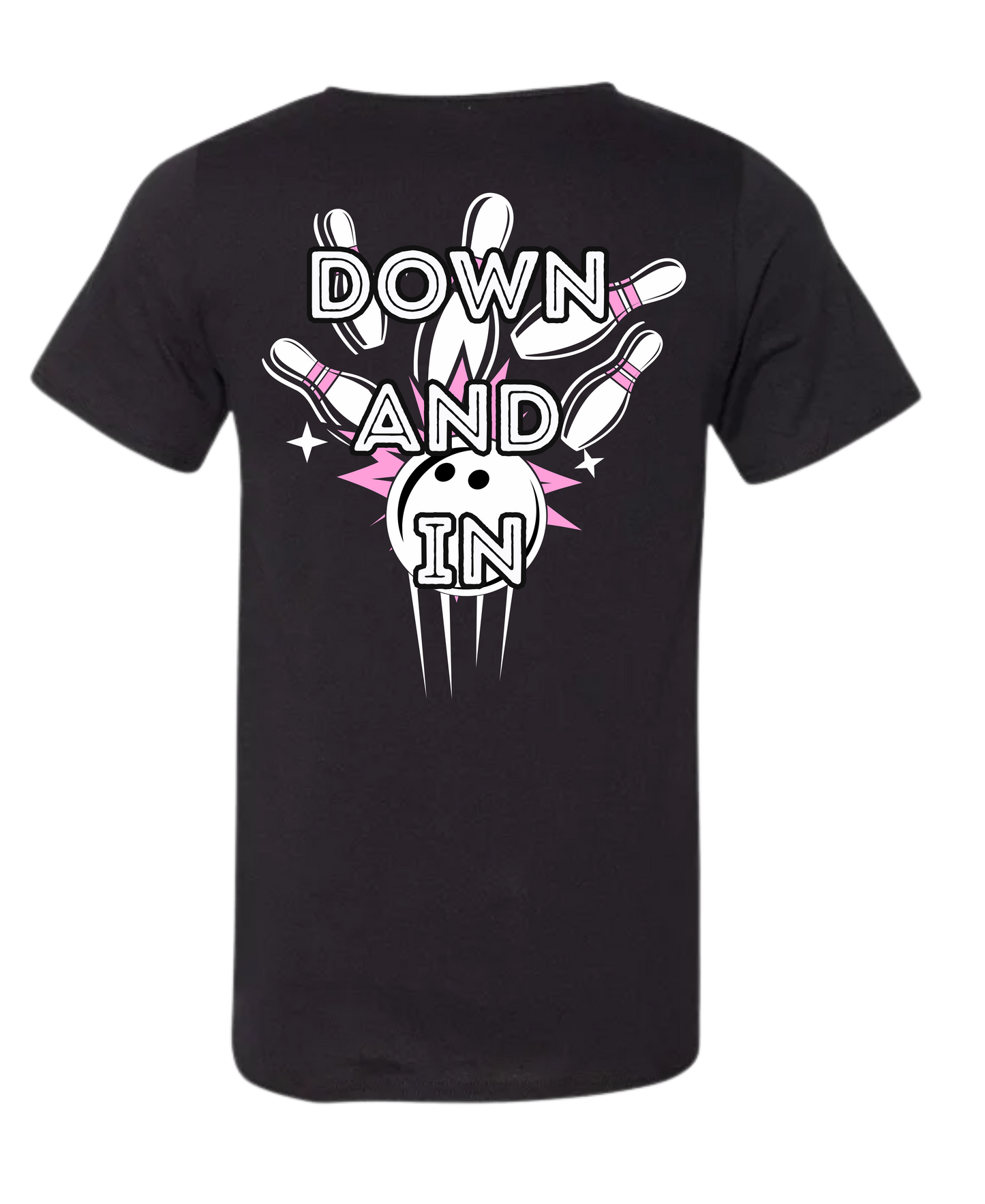 Down and In Bowling T-Shirt
