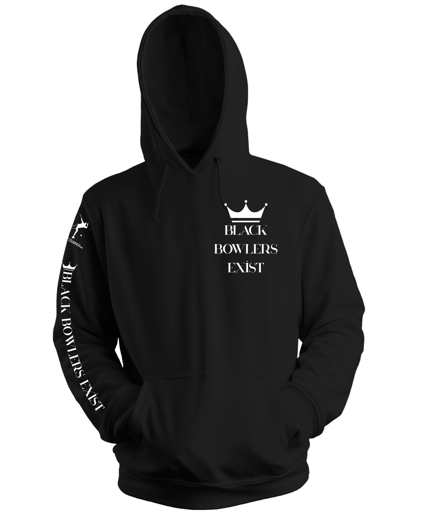 Black Bowlers Exist Unisex Hoodie
