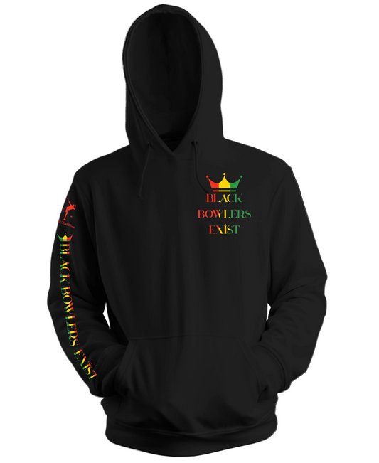 Black Bowlers Exist Unisex Hoodie (Black History Edition)