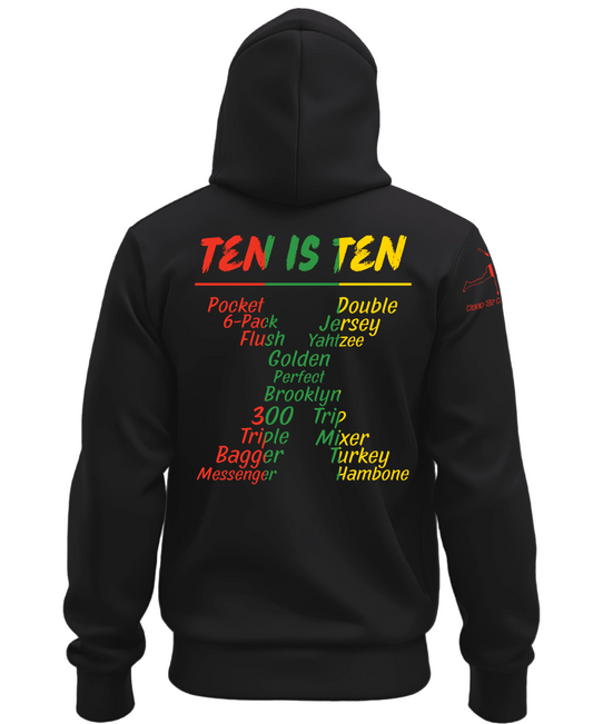 Ten is Ten Bowling Hoodie (Black History Edition)