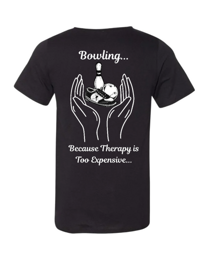 Bowling Over Therapy T Shirt