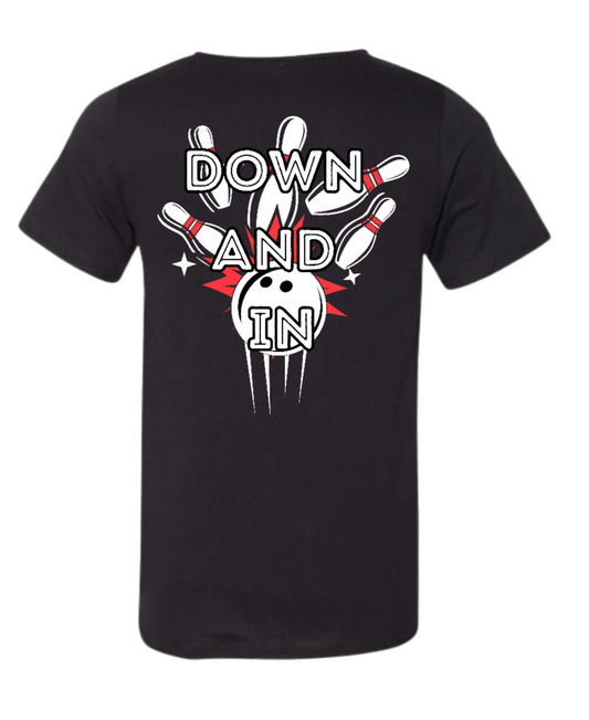Down and In Bowling T-Shirt