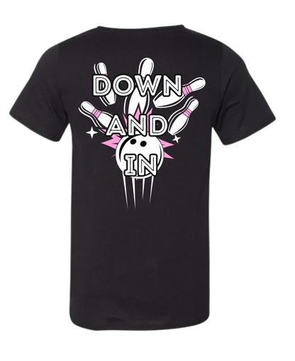Down and In Bowling T-Shirt