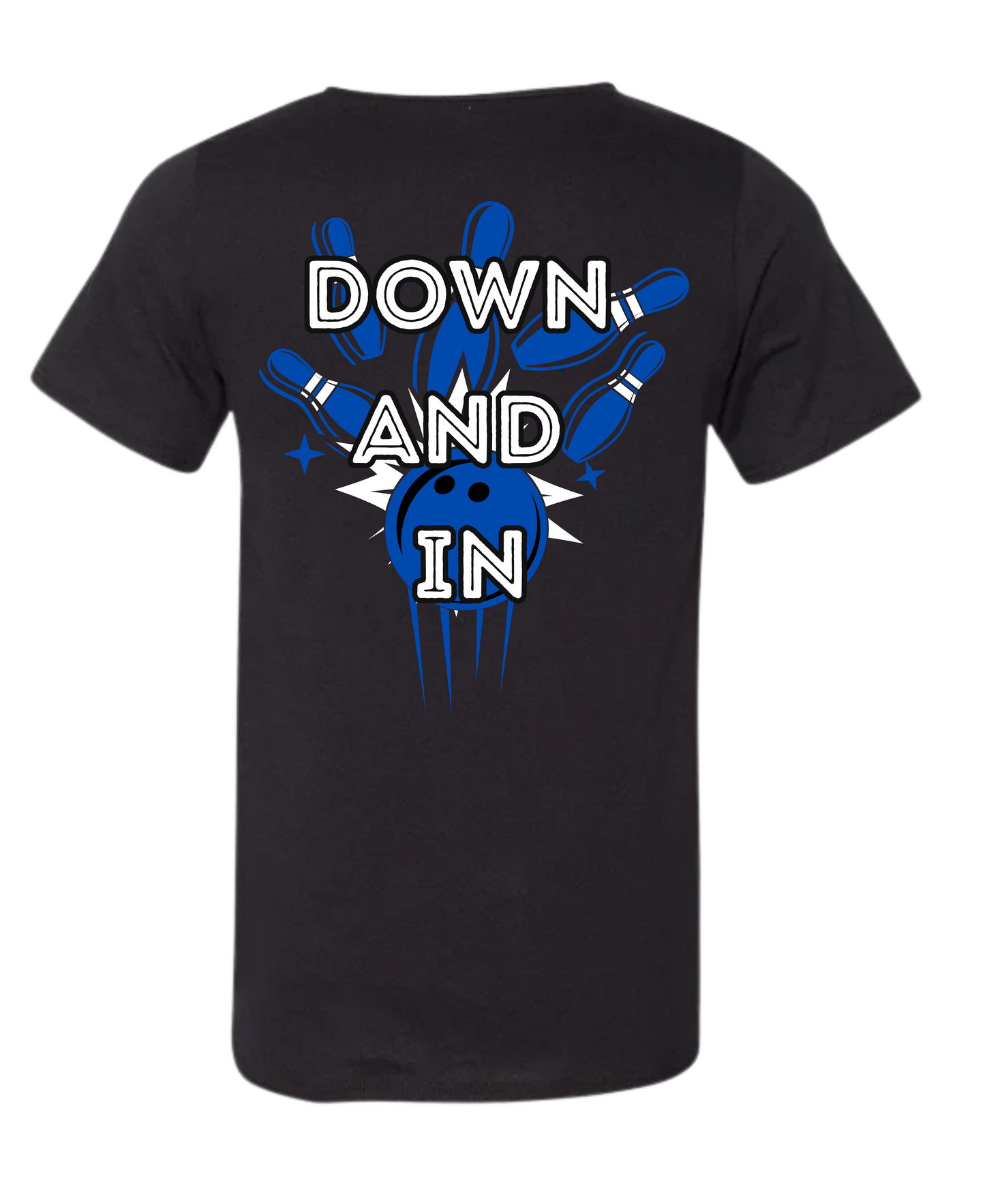 Down and In Bowling T-Shirt
