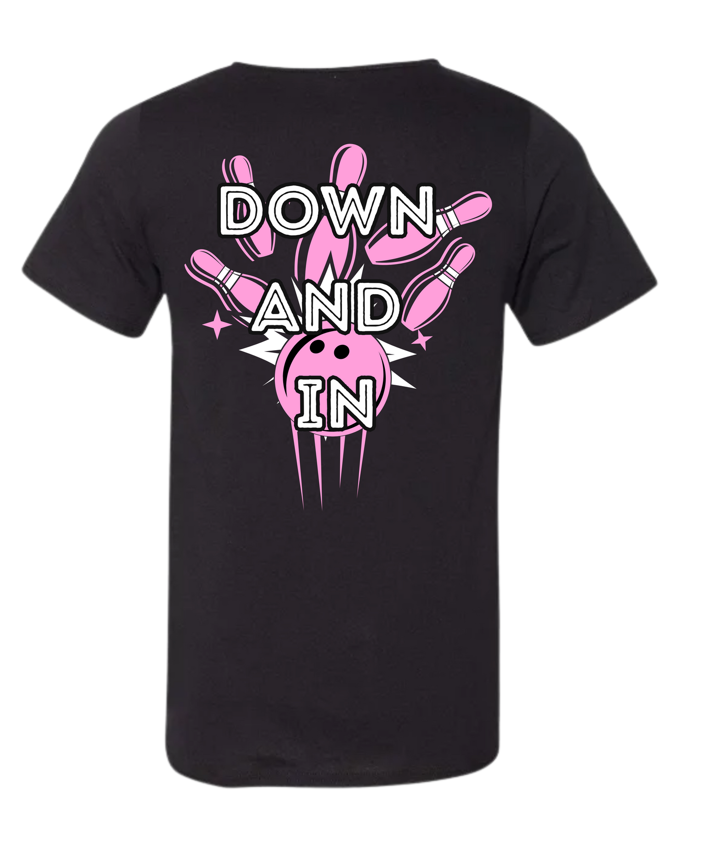 Down and In Bowling T-Shirt