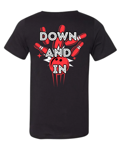 Down and In Bowling T-Shirt